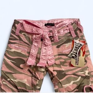 Pink Camouflage Cargo Pants